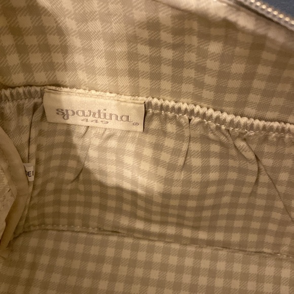 NWT - Spartina Quilted Cosmetic Bag - Picture 3 of 10